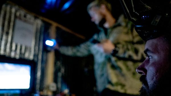 Боевая работа расчета БПЛА
