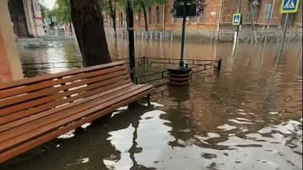 Ливень в Евпатории