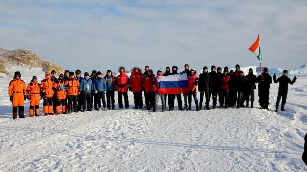 Марафон в Антарктиде