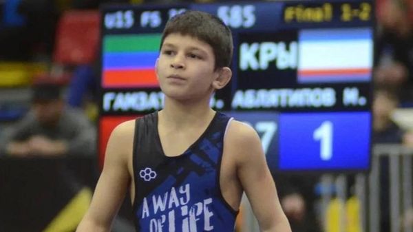 Серебряный призер международного турнира по вольной борьбе