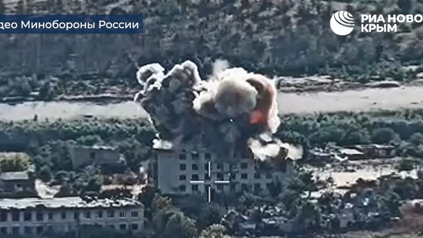 ФАБы разнесли пункт временной дислокации боевиков в Херсонской области