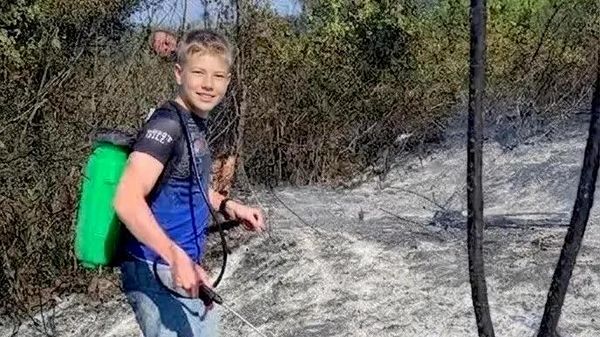 Школьник представлен к награде МЧС РФ за помощь в тушении лесного пожара под Бахчисараем