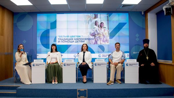Пресс-конференция Белый цветок Традиции милосердия и помощи детям