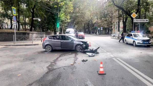 Смертельное ДТП с мотоциклистом в Симферополе