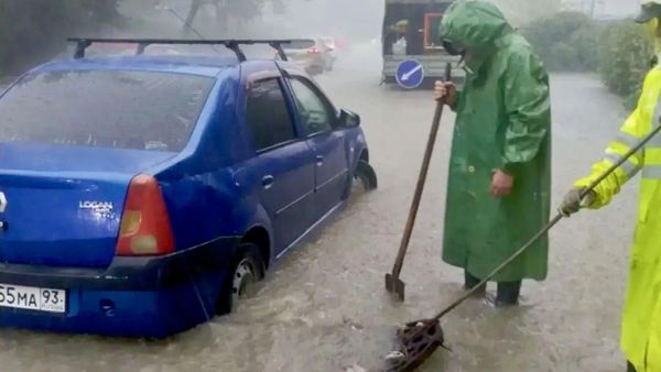 В Сочи выпало более ста миллиметров осадков за день