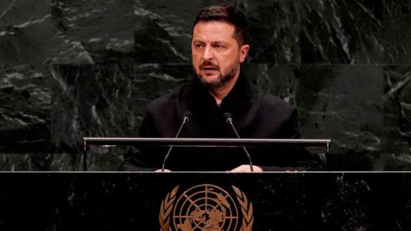 Владимир Зеленский  выступает на 81-й сессии Генеральной Ассамблеи ООН