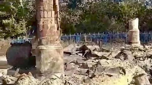 В Курской области ударами ВСУ до основания разрушена старинная Георгиевская церковь