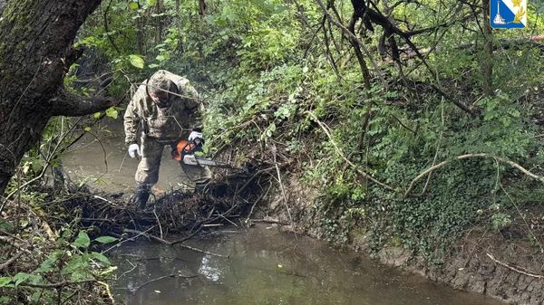Расчистка русел рек в Севастополе
