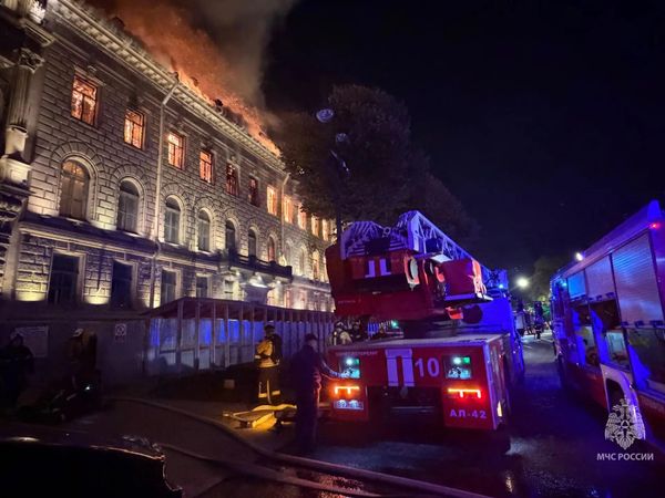 Пожар в Санкт-Петербурге