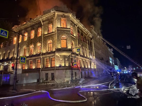 Пожар в Санкт-Петербурге