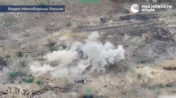 Украинские опорные пункты и техника поражены в Запорожской области