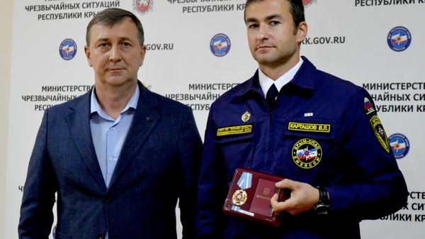В МЧС Республики Крым состоялось награждение сотрудников Симферопольского отряда КРЫМ-СПАС