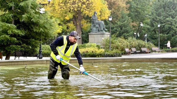 В парках и скверах Симферополя отключили фонтаны на зиму
