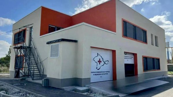 В Нижнегорском районе Крыма достроили подстанцию скорой помощи