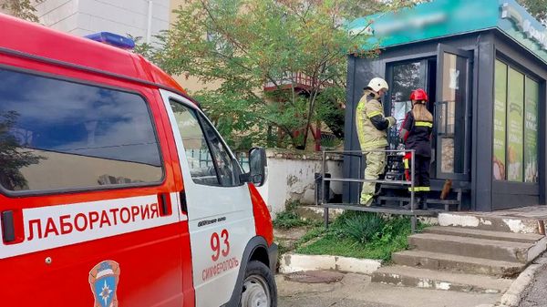 Пожар в Судаке