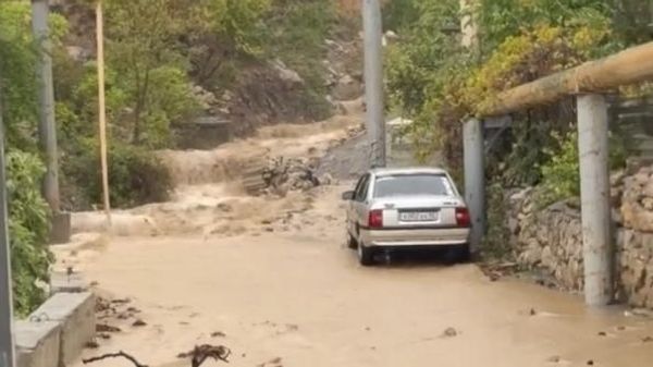 Последствия ливня в Кореизе. 19 октября 2016 года