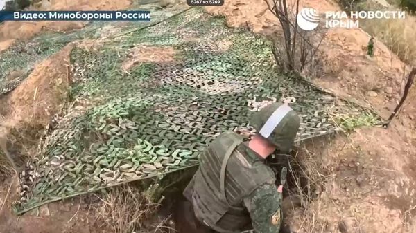 Работа связистов группировки войск Днепр
