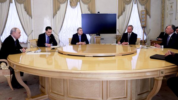 Встреча президента Владимира Путина и спецпосланника Стивена Уиткоффа