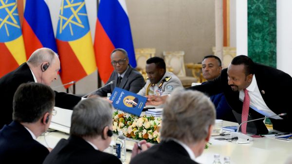 Президент Владимир Путин встретился с премьер-министром Эфиопии Абием Ахмедом