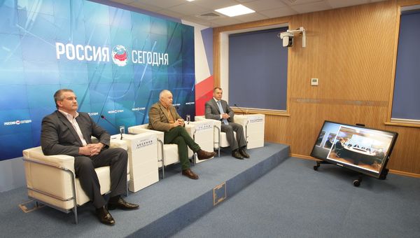 Открытие пресс-центра МИА Россия сегодня в Крыму