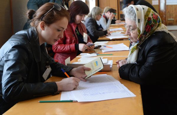 Референдум о статусе Крыма в Симферополе