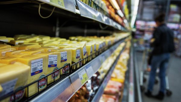 Продажа украинской молочной продукции в регионах России
