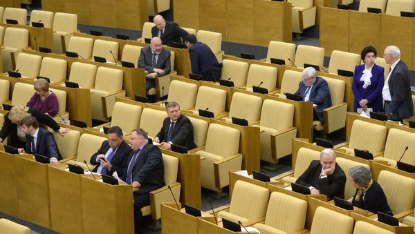Заседание Государственной Думы РФ. Архивное фото