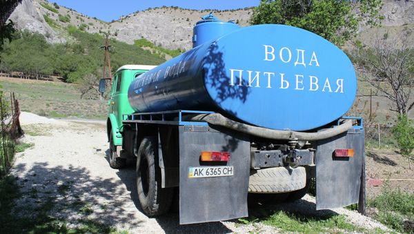 Ситуация с пресной водой в Крыму Ситуация с пресной водой в Крыму