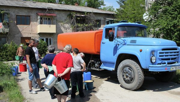 Ситуация с питьевой водой в Крыму