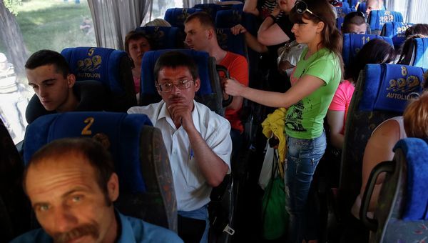 Беженцы с востока Украины