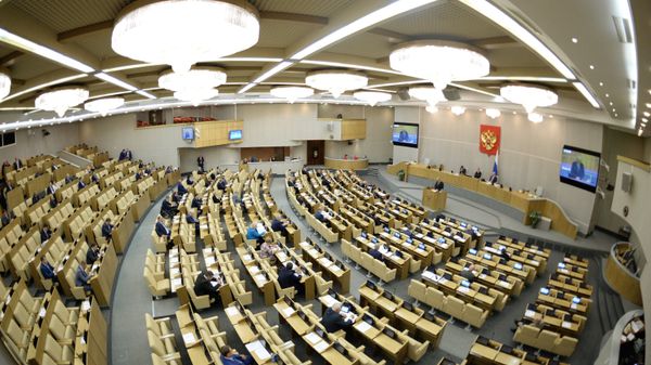Пленарное заседание Госдумы РФ