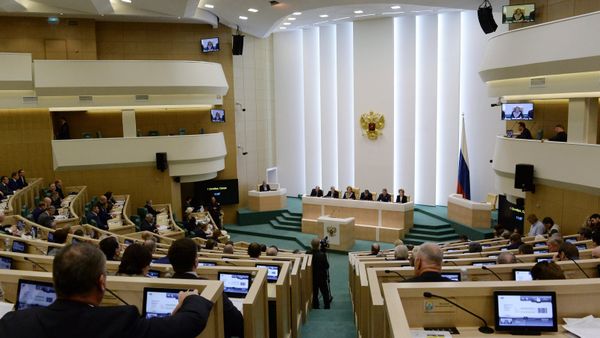 Заседание Совета Федерации РФ