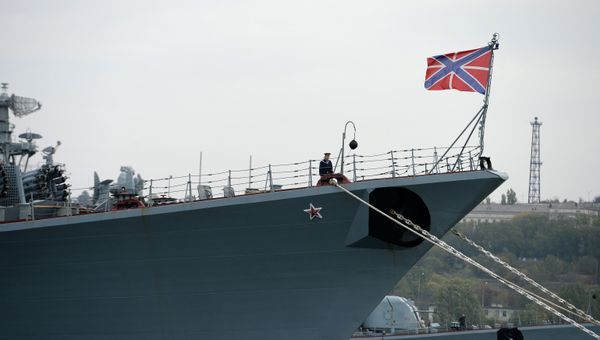 Боевые корабли флота РФ в Севастопольской бухте. Архивное фото