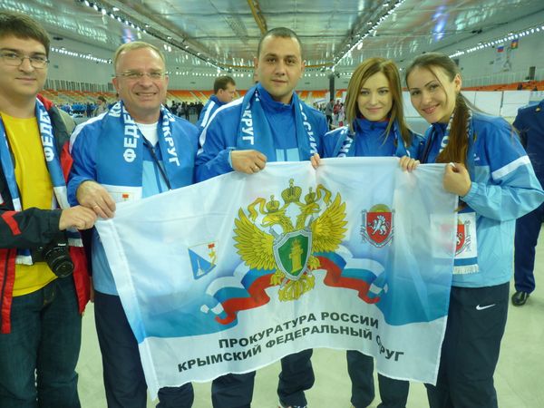 Прокурор Республики Крым Наталья Поклонская на спартакиаде прокуроров