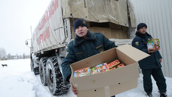 Одиннадцатый российский гуманитарный конвой для Донбасса формируется в Ростовской области