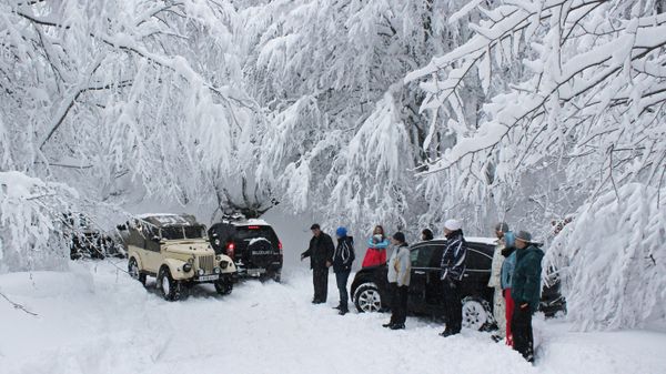 Снегопад в Крыму