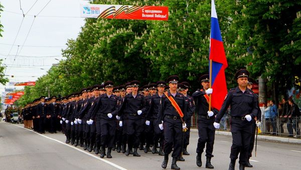 Репетиция Парада Победы в Симферополе