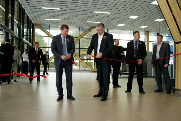 Открытие терминала в аэропорту Симферополь
