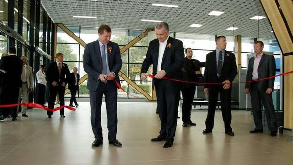 Открытие терминала в аэропорту Симферополь