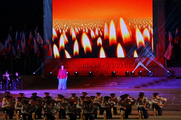 Вечер Дня Победы в Симферополе.
