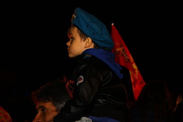 Вечер Дня Победы в Симферополе.