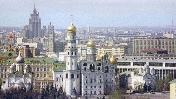 Вид на Московский Кремль