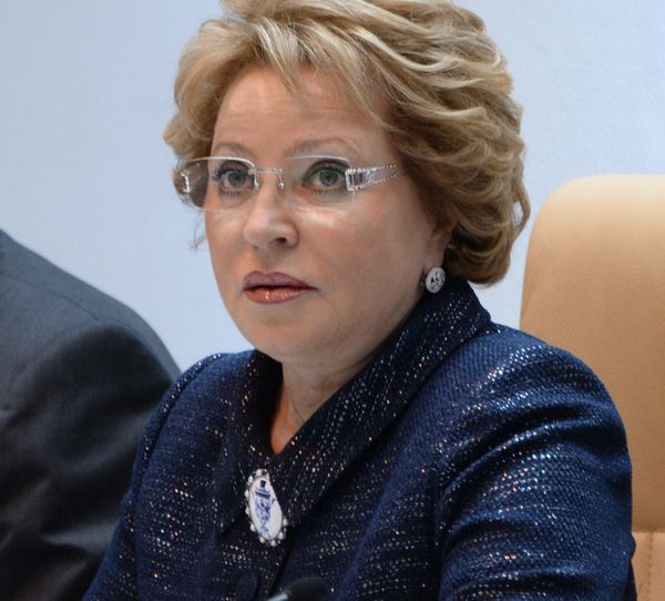 Председатель Совета Федерации РФ Валентина Матвиенко