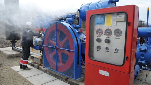 Компрессорная установка Креховского месторождения природного газа