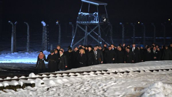 70-летие освобождения концентрационного лагеря Аушвиц-Биркенау