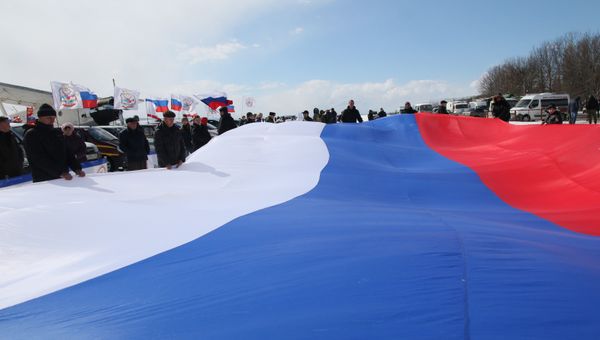 Празднование годовщины Крымской весны в Крыму