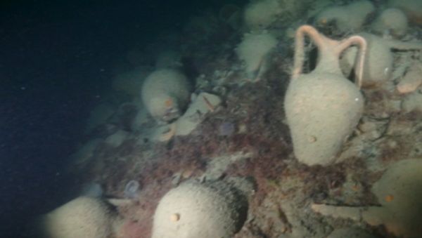 Византийскую 125-метровую галеру нашли на дне Черного моря. Подводная съемка