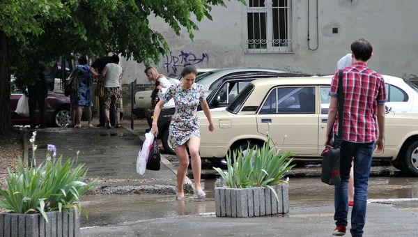 Дождь в Симферополе