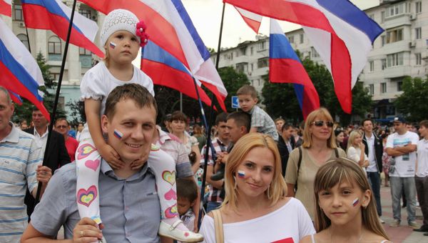 День России в Симферополе