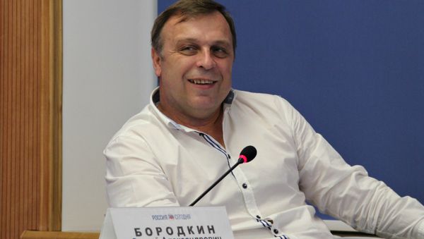 Пресс-конференция Профессиональный футбол в Крыму.  президент ФК «ТСК» (Симферополь) Сергей Бородкин